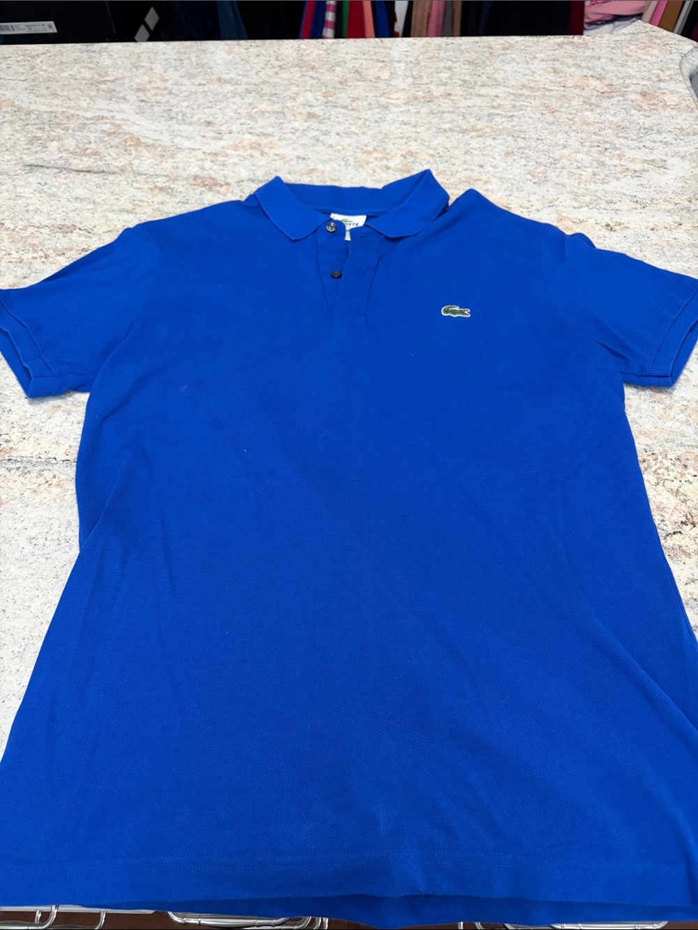 Lacoste Men's Royal Blue Piqué Polo Shirt